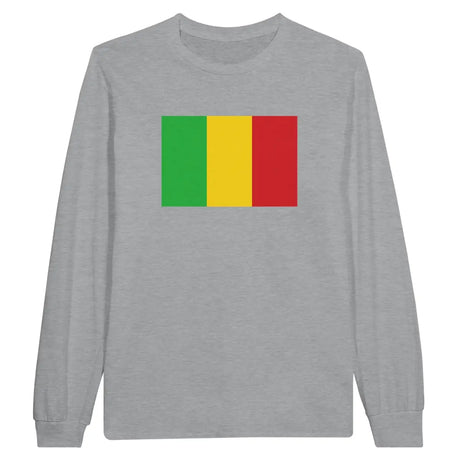 T-shirt à manches longues drapeau mali - pixelforma