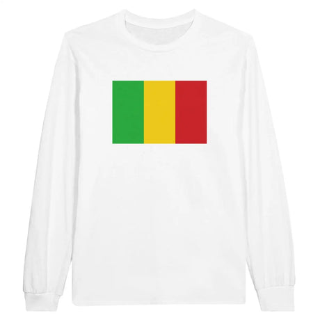 T-shirt à manches longues drapeau mali - pixelforma