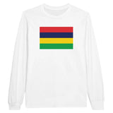 T-shirt à manches longues drapeau maurice - pixelforma