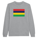 T-shirt à manches longues drapeau maurice - pixelforma