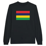 T-shirt à manches longues drapeau maurice - pixelforma