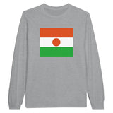 T-shirt à manches longues drapeau niger - pixelforma