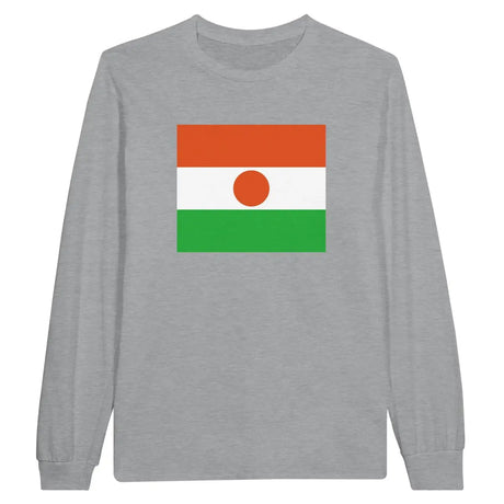 T-shirt à manches longues drapeau niger - pixelforma