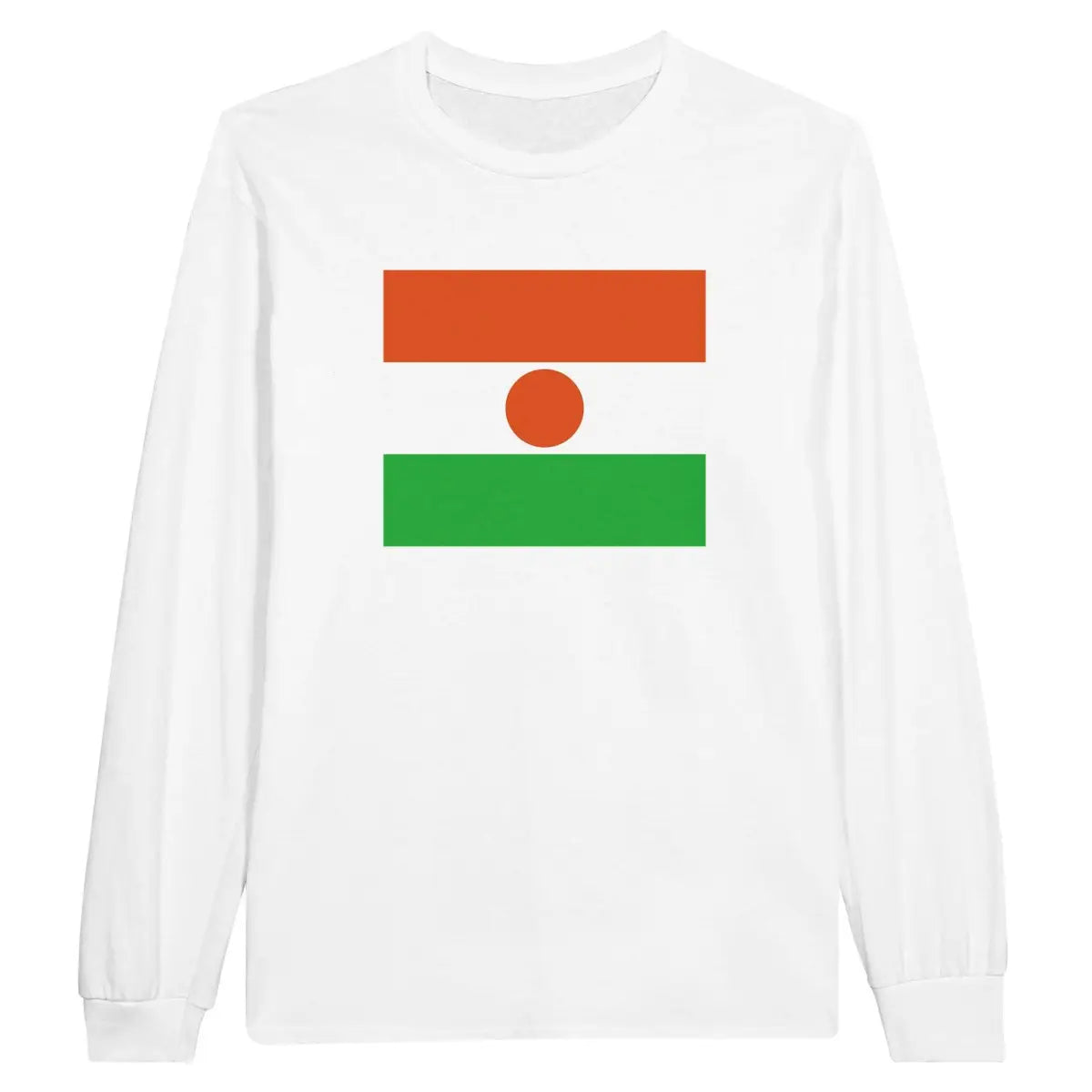 T-shirt à manches longues drapeau niger - pixelforma