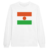 T-shirt à manches longues drapeau niger - pixelforma