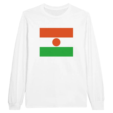 T-shirt à manches longues drapeau niger - pixelforma