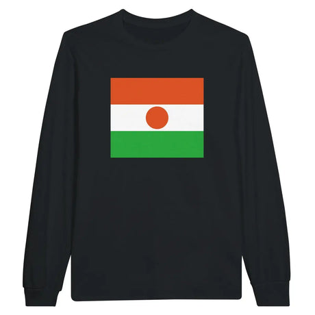 T-shirt à manches longues drapeau niger - pixelforma