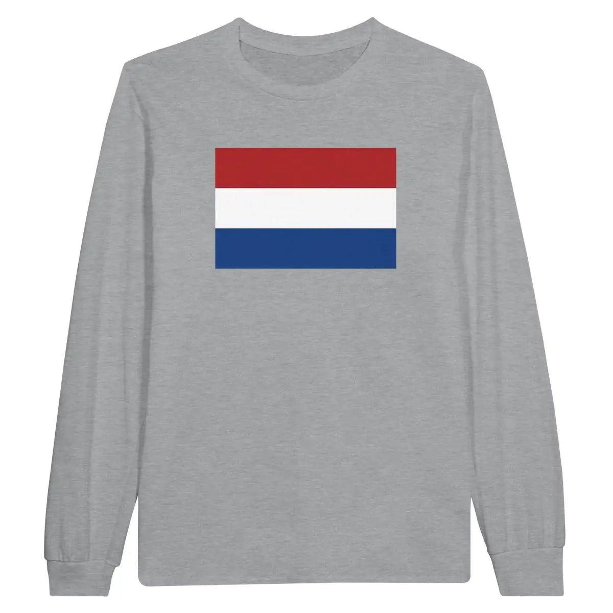 T-shirt à manches longues drapeau pays-bas - pixelforma