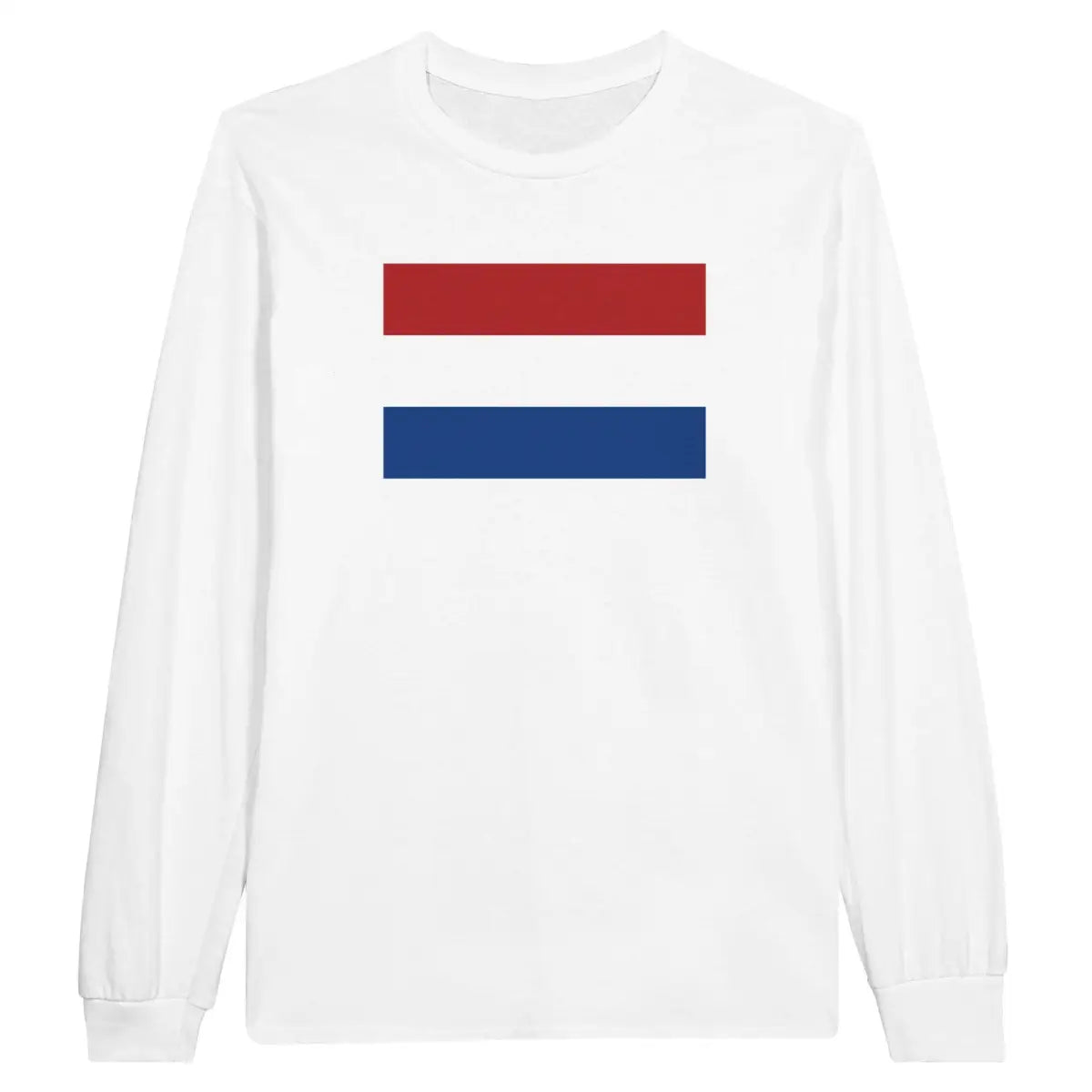 T-shirt à manches longues drapeau pays-bas - pixelforma