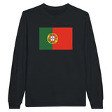 T-shirt à manches longues drapeau portugal - pixelforma