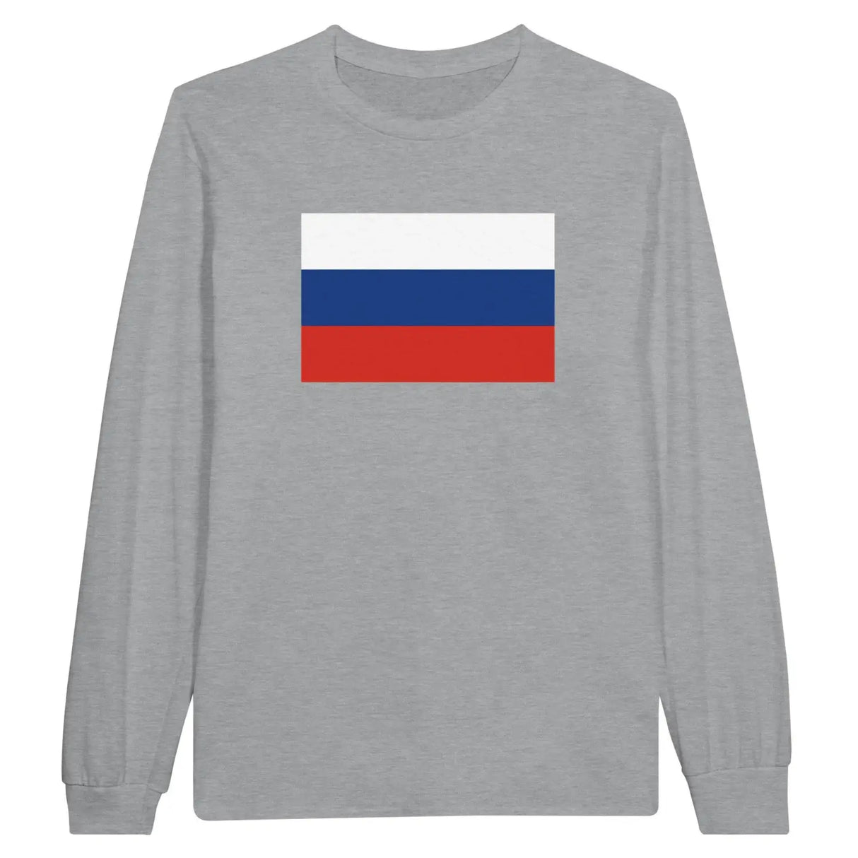 T-shirt à manches longues drapeau russie - pixelforma