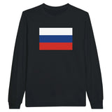 T-shirt à manches longues drapeau russie - pixelforma