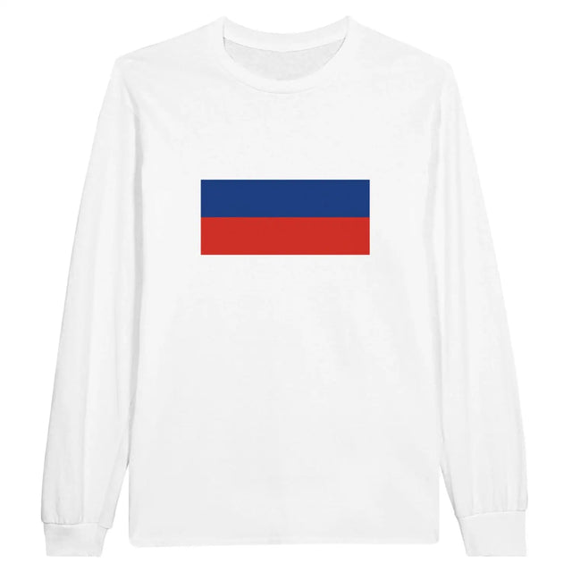 T-shirt à manches longues drapeau russie - pixelforma