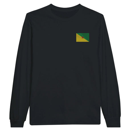 T-shirt à manches longues guyane coton mélangé brodé