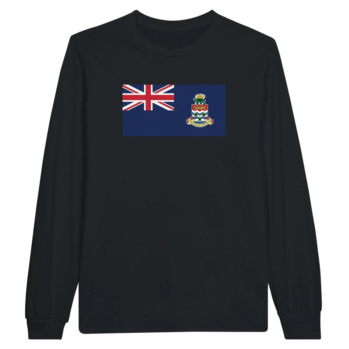 T-shirt à manches longues îles caïmans coton mélangé
