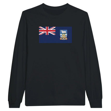 T-shirt à manches longues îles malouines coton mélangé