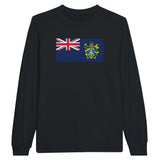 T-shirt à manches longues îles pitcairn coton mélangé