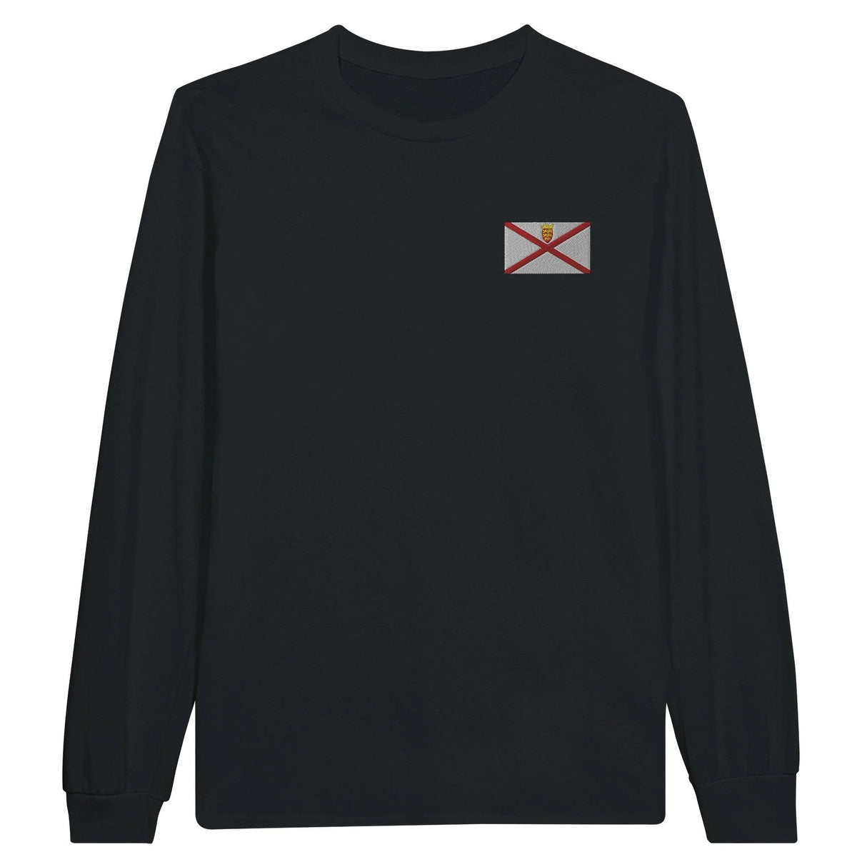 T-shirt à manches longues jersey broderie coton doux
