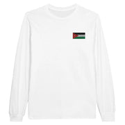T-shirt à manches longues jordanie broderie coton mélangé