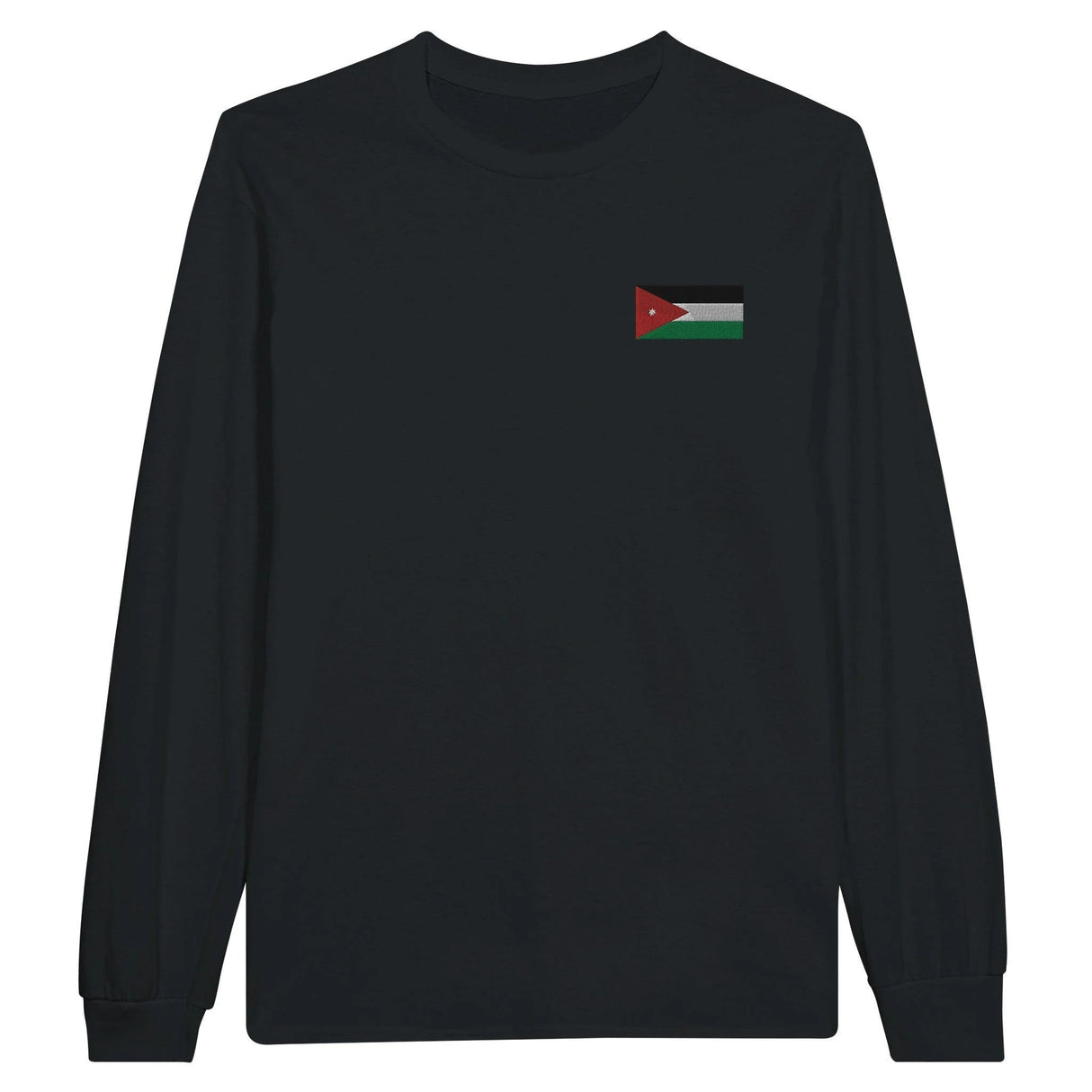 T-shirt à manches longues jordanie broderie coton mélangé