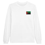 T-shirt à manches longues martinique broderie coton mélangé