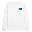 T-shirt à manches longues palaos broderie coton mélangé