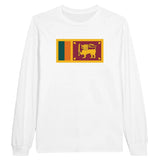 T-shirt à manches longues sri lanka coton mélangé imprimé
