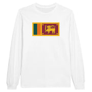T-shirt à manches longues sri lanka coton mélangé imprimé