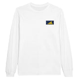 T-shirt à manches longues tokelau broderie coton mélangé