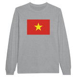 T-shirt à manches longues viêt nam coton mélangé imprimé
