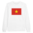 T-shirt à manches longues viêt nam coton mélangé imprimé