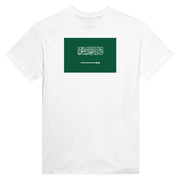 T-shirt arabie saoudite coton mélangé imprimé manches longues