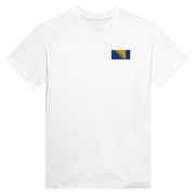 T-shirt bosnie-herzégovine broderie couleur coton épais