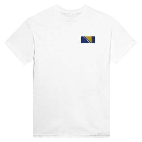 T-shirt bosnie-herzégovine broderie couleur coton épais