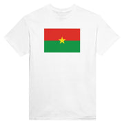 T-shirt burkina faso coton mélangé imprimé manches longues