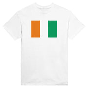 T-shirt côte d’ivoire coton mélangé imprimé manches longues