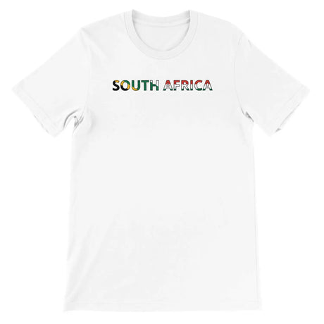 T-shirt drapeau afrique du sud - pixelforma