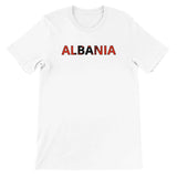 T-shirt drapeau albanie - pixelforma