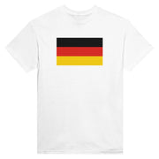 T-shirt drapeau allemagne imprimé en coton mélangé manches longues