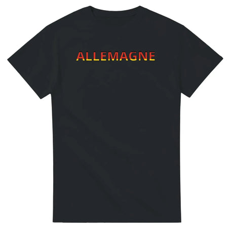 T-shirt drapeau allemagne en écriture - pixelforma