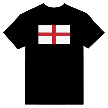 T-shirt drapeau angleterre brodé coton mélangé manches longues