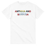 T-shirt drapeau antigua-et-barbuda - pixelforma