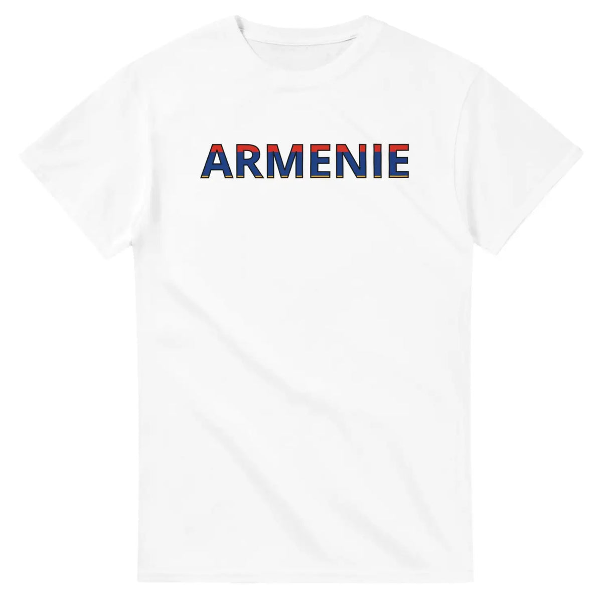 T-shirt drapeau arménie en écriture - pixelforma