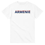 T-shirt drapeau arménie en écriture - pixelforma