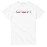 T-shirt drapeau autriche en écriture - pixelforma