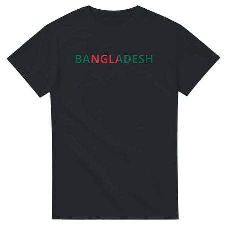 T-shirt drapeau bangladesh en écriture - pixelforma