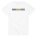 T-shirt drapeau barbade - pixelforma