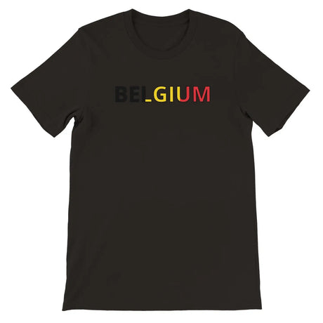 T-shirt drapeau belgique - pixelforma