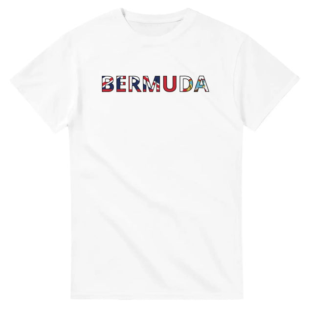 T-shirt drapeau bermudes - pixelforma