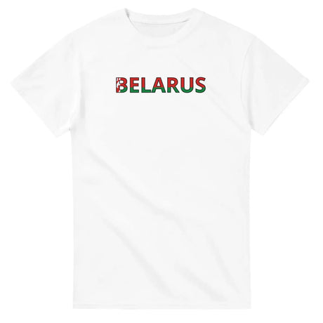 T-shirt drapeau biélorussie - pixelforma